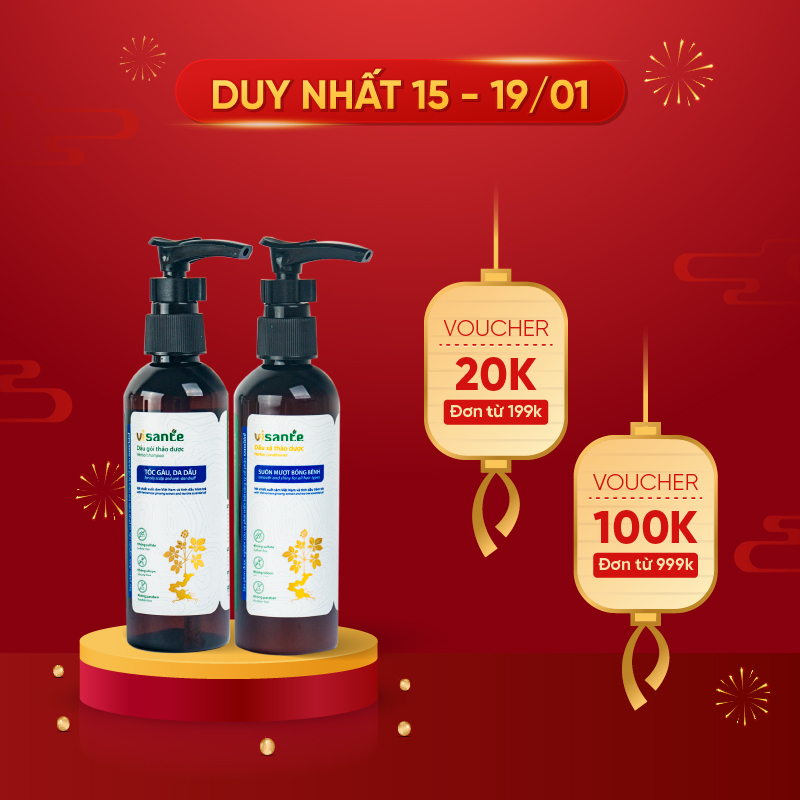 Combo dầu gội, dầu xả chăm sóc tóc gàu, da dầu - 100 ml