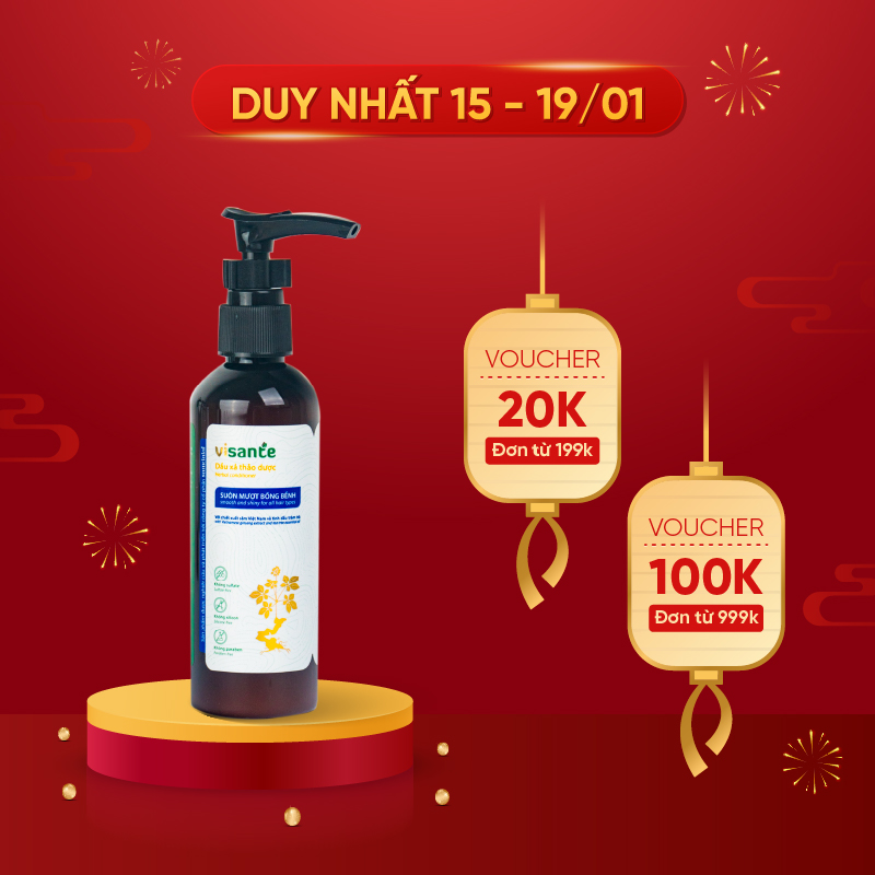 Dầu xả thảo dược suôn mượt bồng bềnh - 100 ml