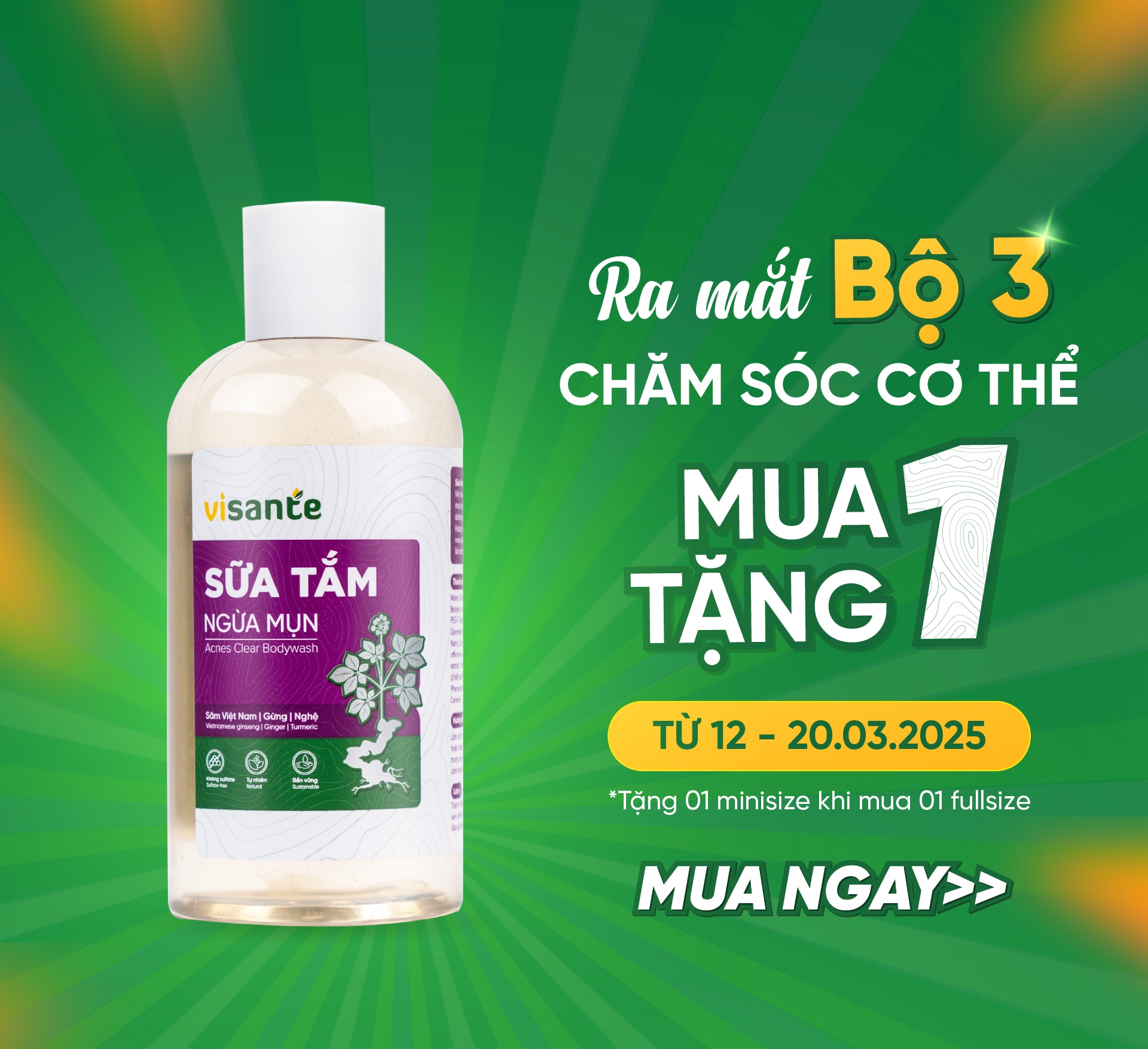 Sữa tắm ngừa mụn - 400 ml