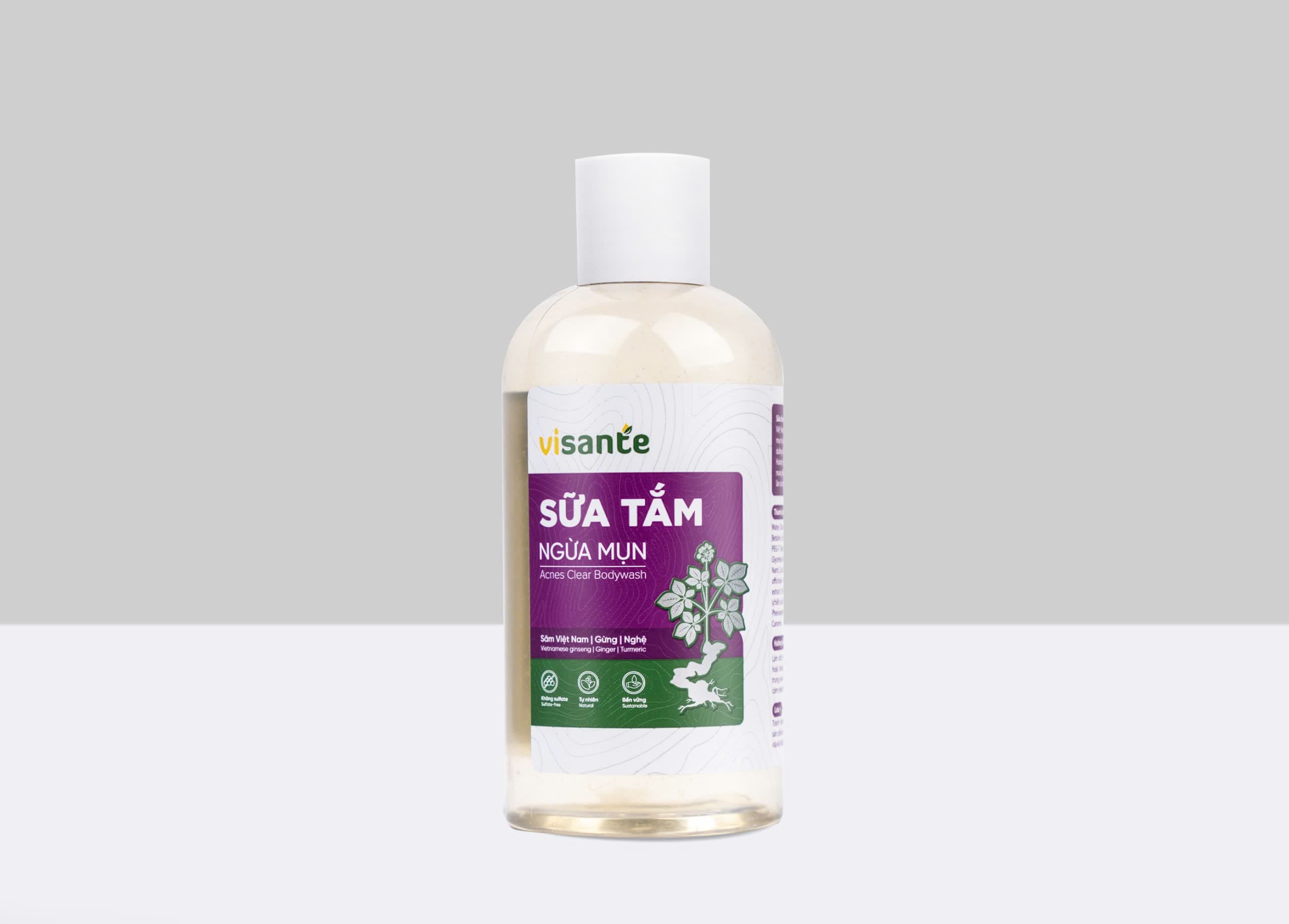 Sữa tắm ngừa mụn visante - 400 ml