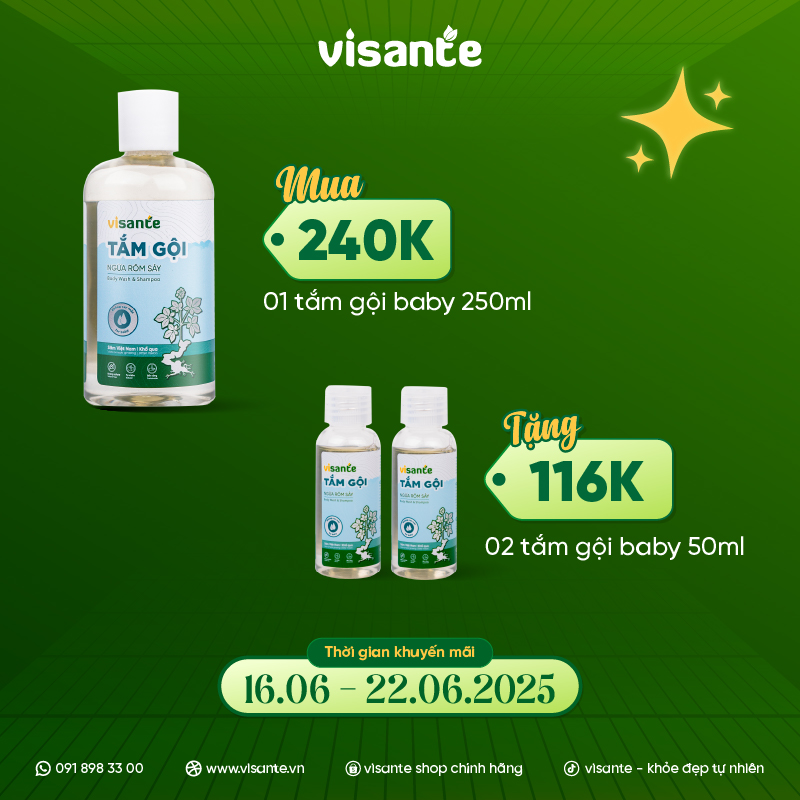 Sữa tắm ngừa rôm sảy 1606