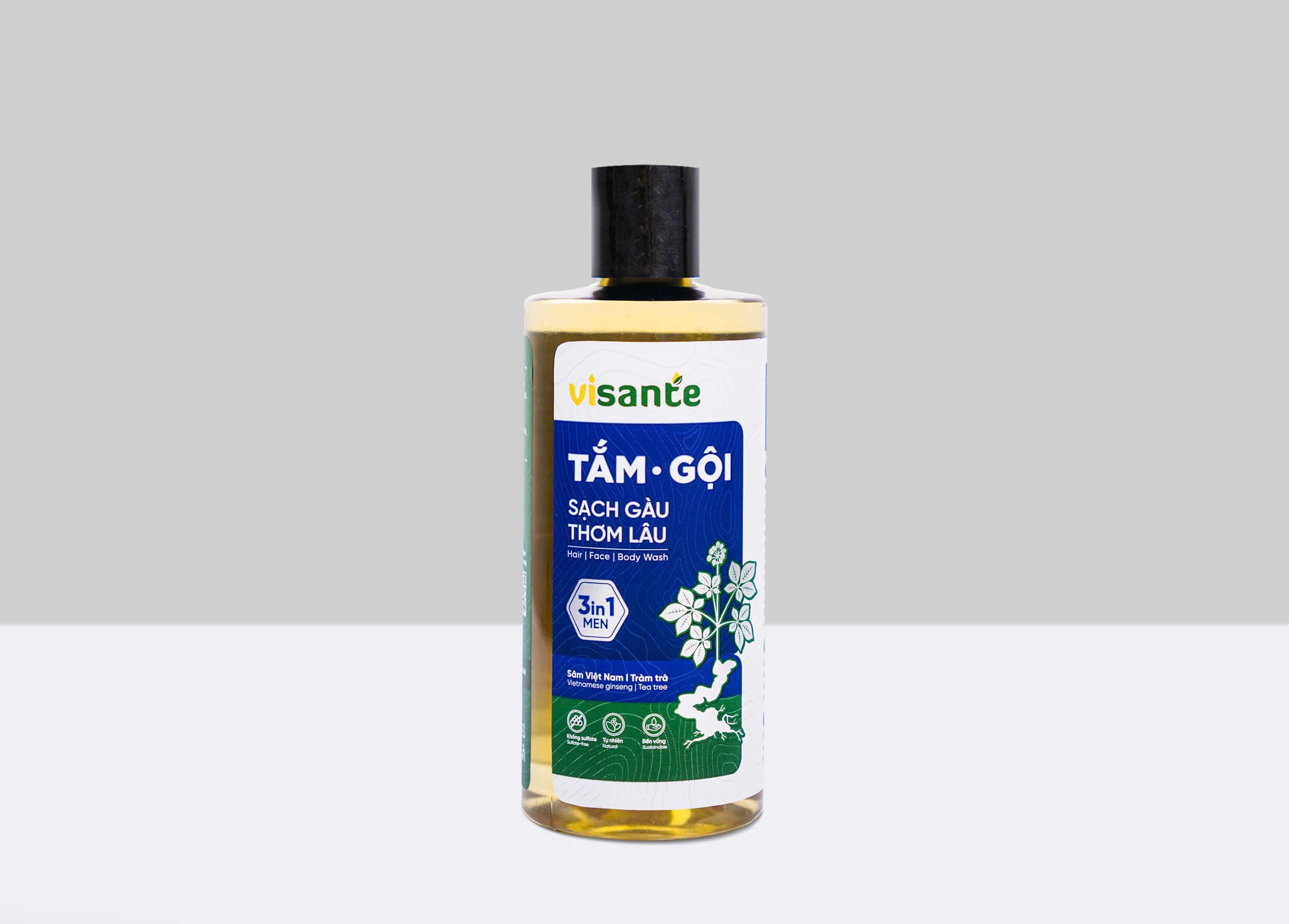 Tắm gội 3IN1 dành cho nam visante - 300 ml