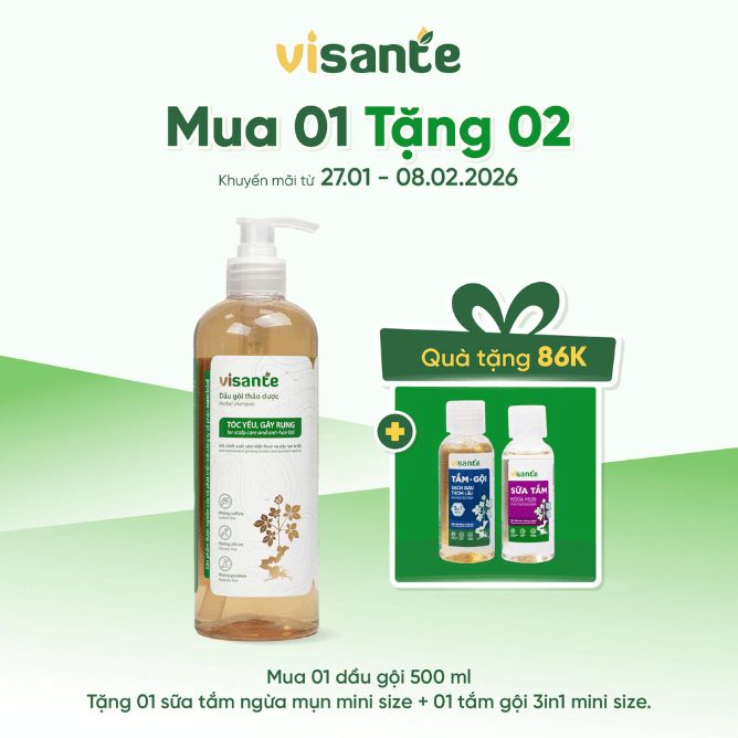 Dầu Gội Thảo Dược Cho Tóc Yếu, Gãy Rụng - 500ml