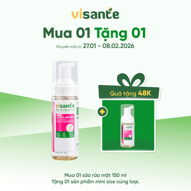 Sữa Rửa Mặt Dưỡng Ẩm Cho Da Khô, Lão Hoá - 150ml