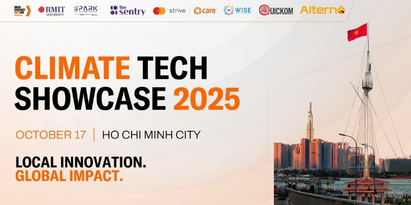 Banner sự kiện Climate Tech Showcase 2025